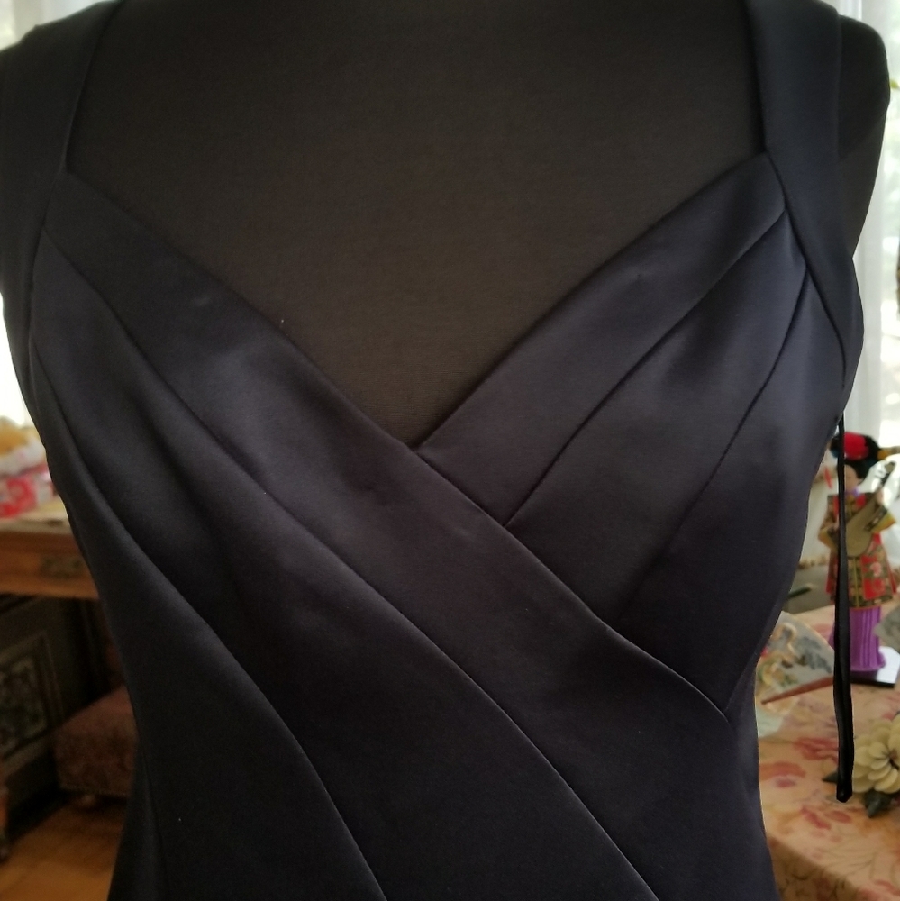 Formal navy blue dress